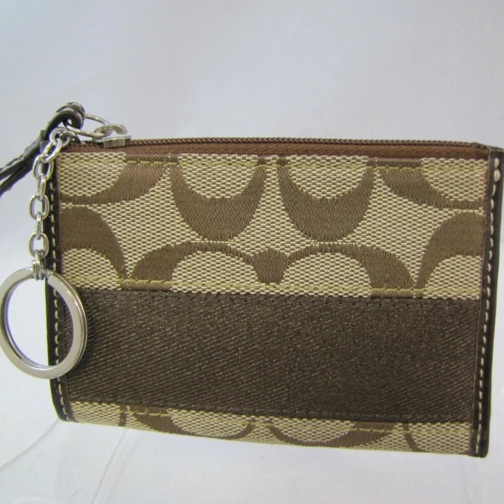 Coach Card Holder Key Ring - Picture 1 of 13